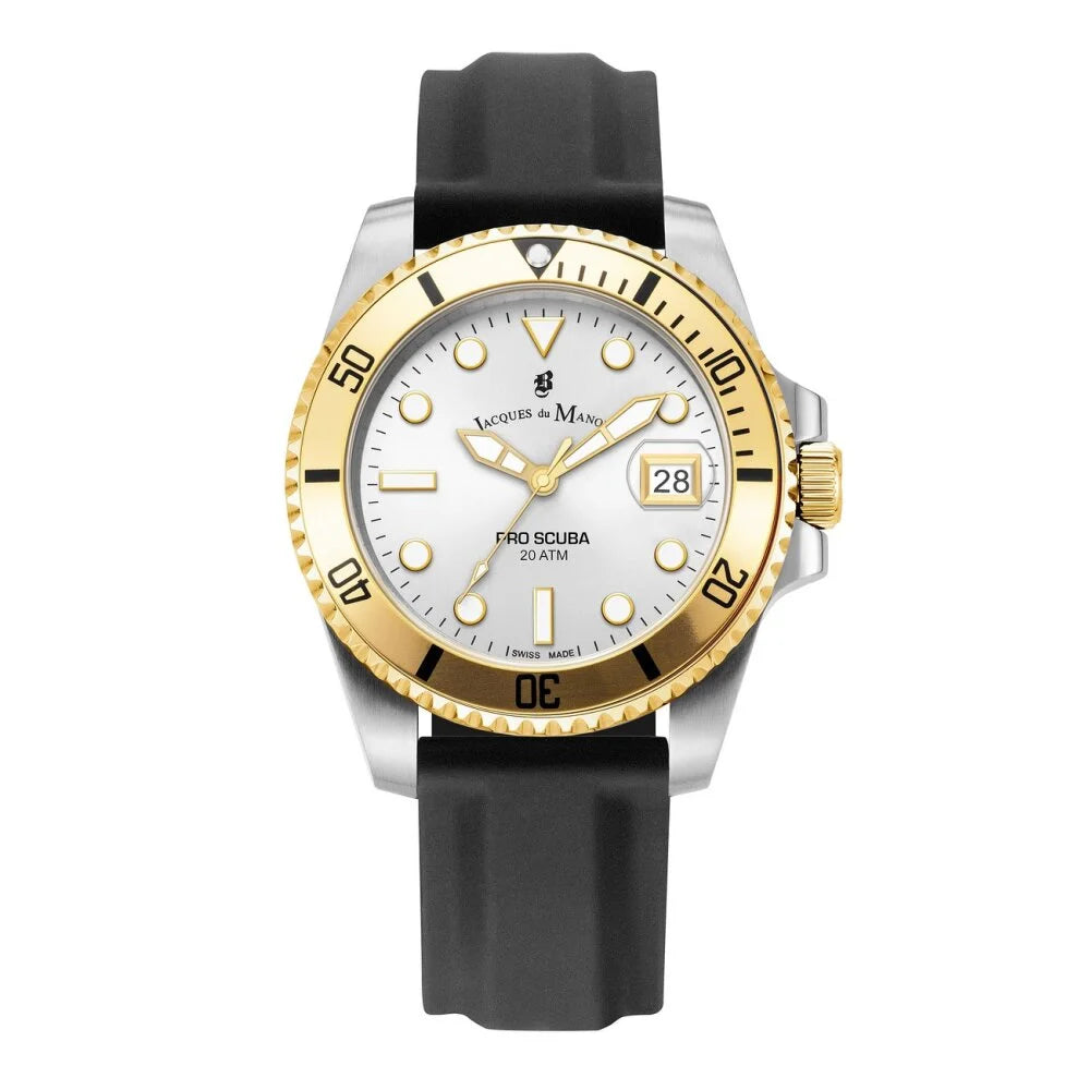 Jacques Du Manoir Pro Scuba 40.5 MM Quarz Herrenuhr - JWG02706