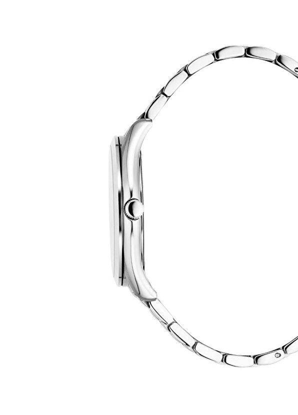 JDM Militär Interlaken Herrenuhr aus silbernem Stahl - JDM-WG023-01