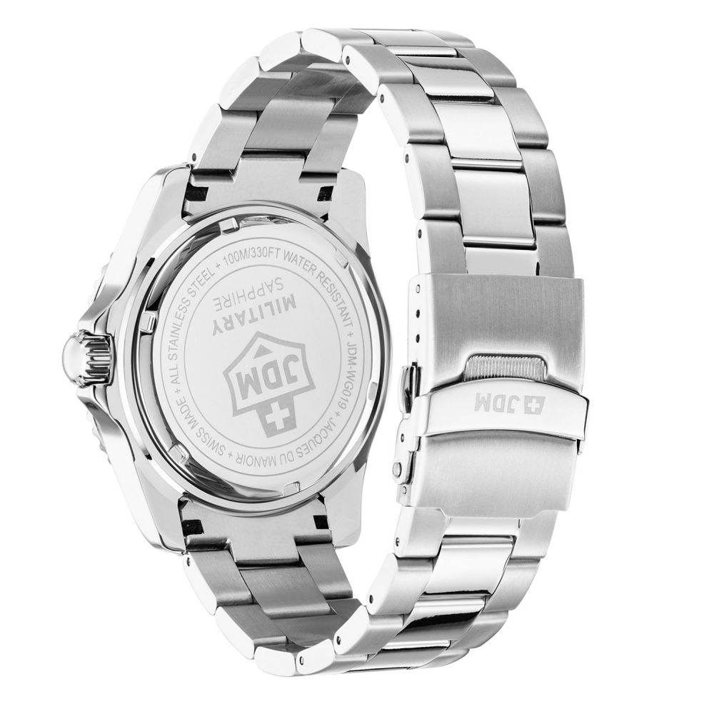 JDM Militär Sierra Schwarze Herrenuhr - JDM-WG022-03