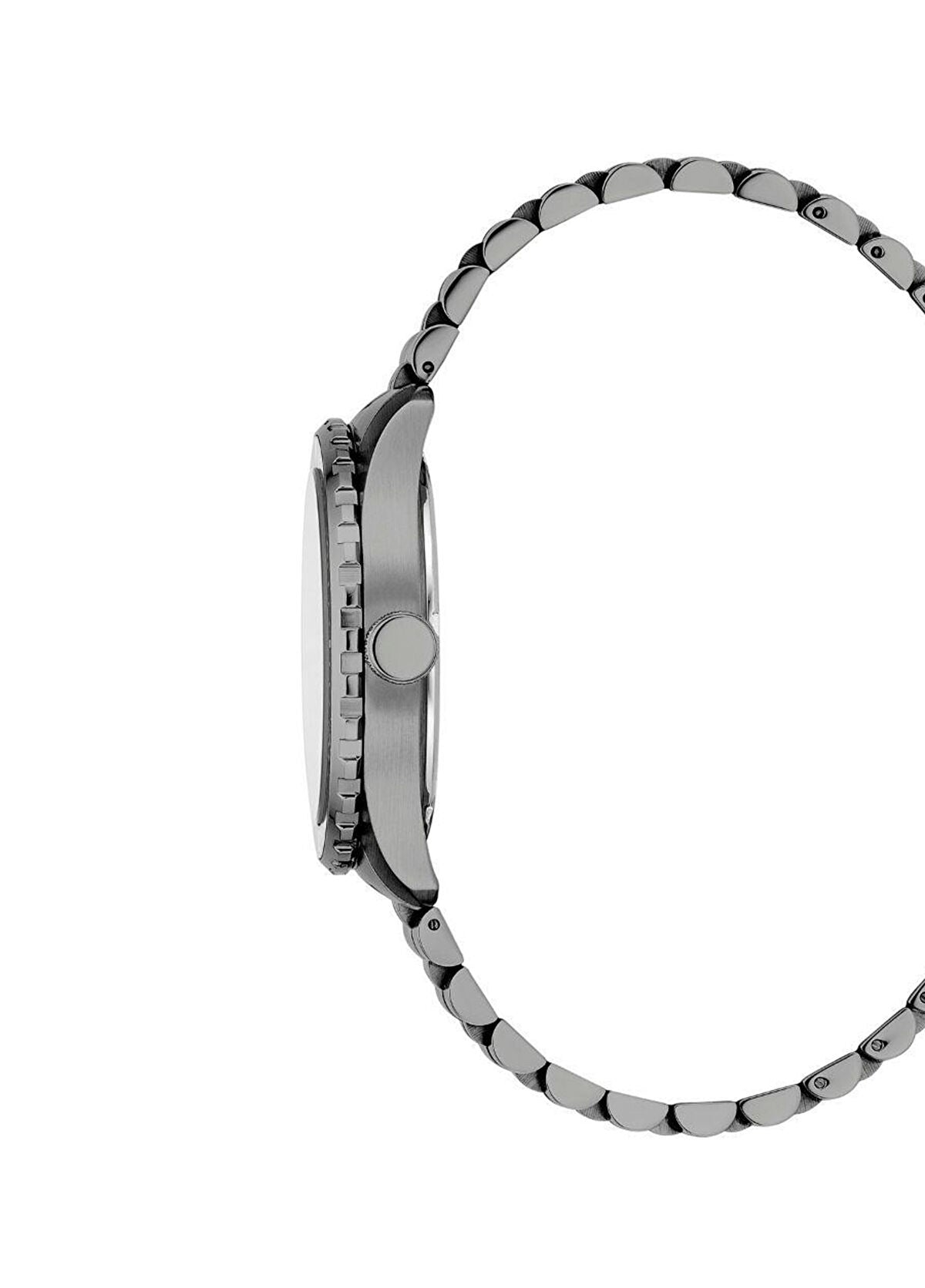 JDM Militär Wingman Herrenuhr aus schwarzem Stahl - JDM-WG028-02