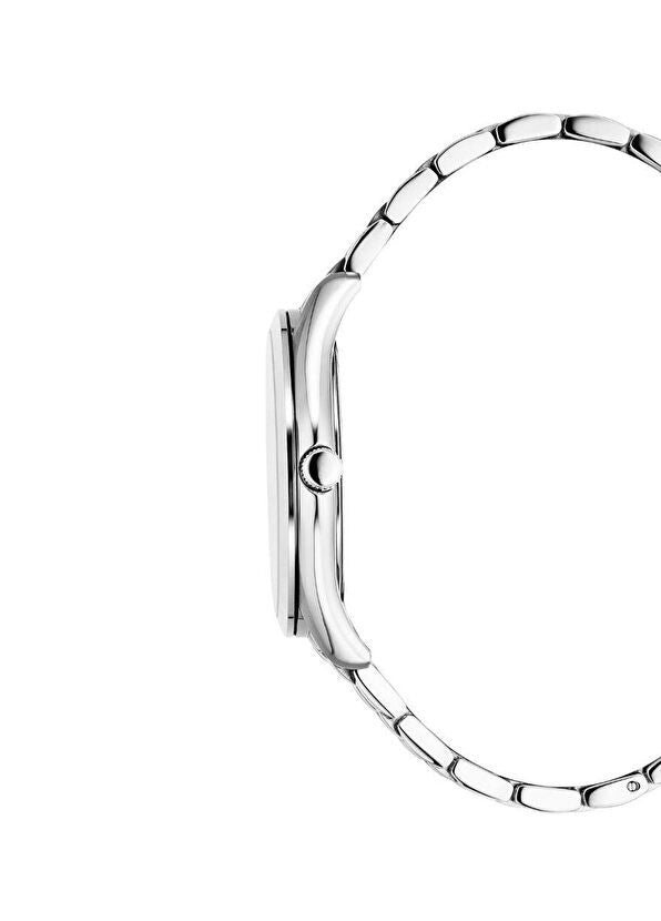 JDM Militär Interlaken Herrenuhr aus silbernem Stahl - JDM-WG023-02