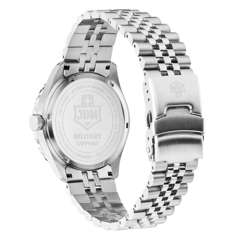 JDM Militär Wingman Schwarze Herrenuhr -  JDM-WG028-03