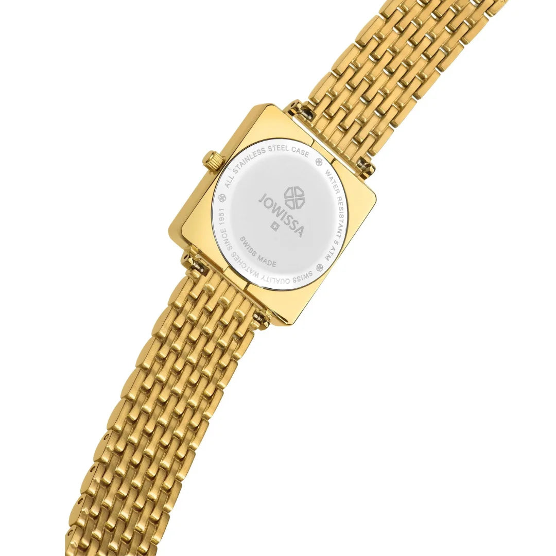 Jowissa Facet Princess Schweizer Damenuhr Gold, Grün