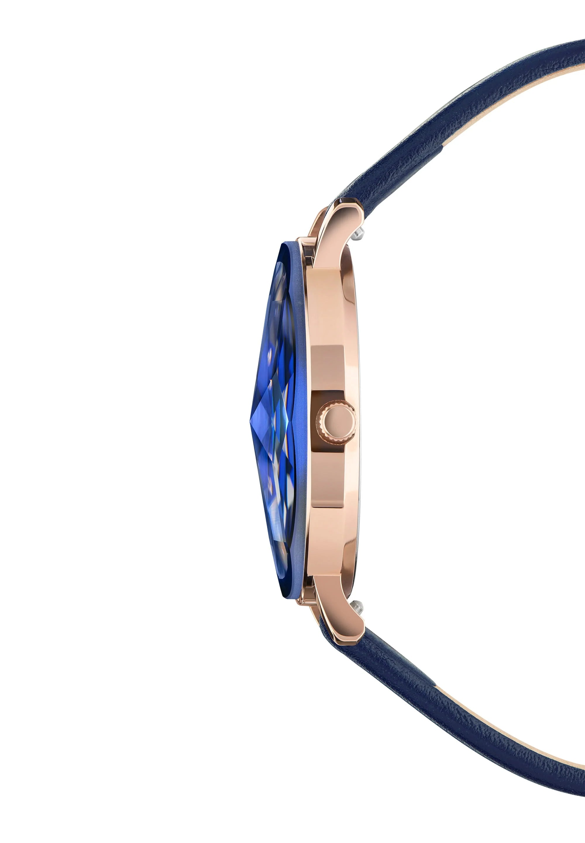 Jowissa Facet Schweizer Damenuhr Blau - J5.608.L