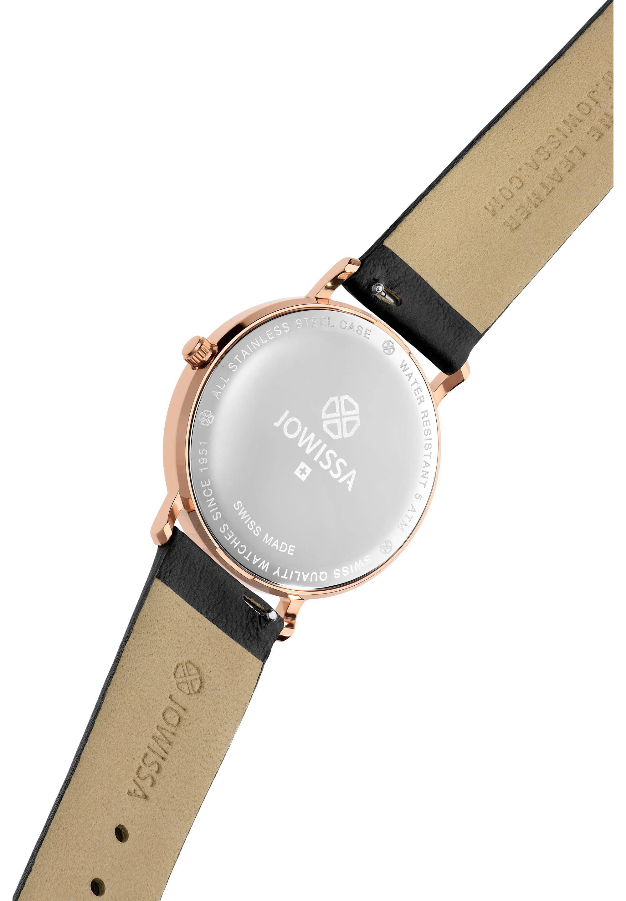 Jowissa Facet Schweizer Damenuhr Schwarz - J5.606.L