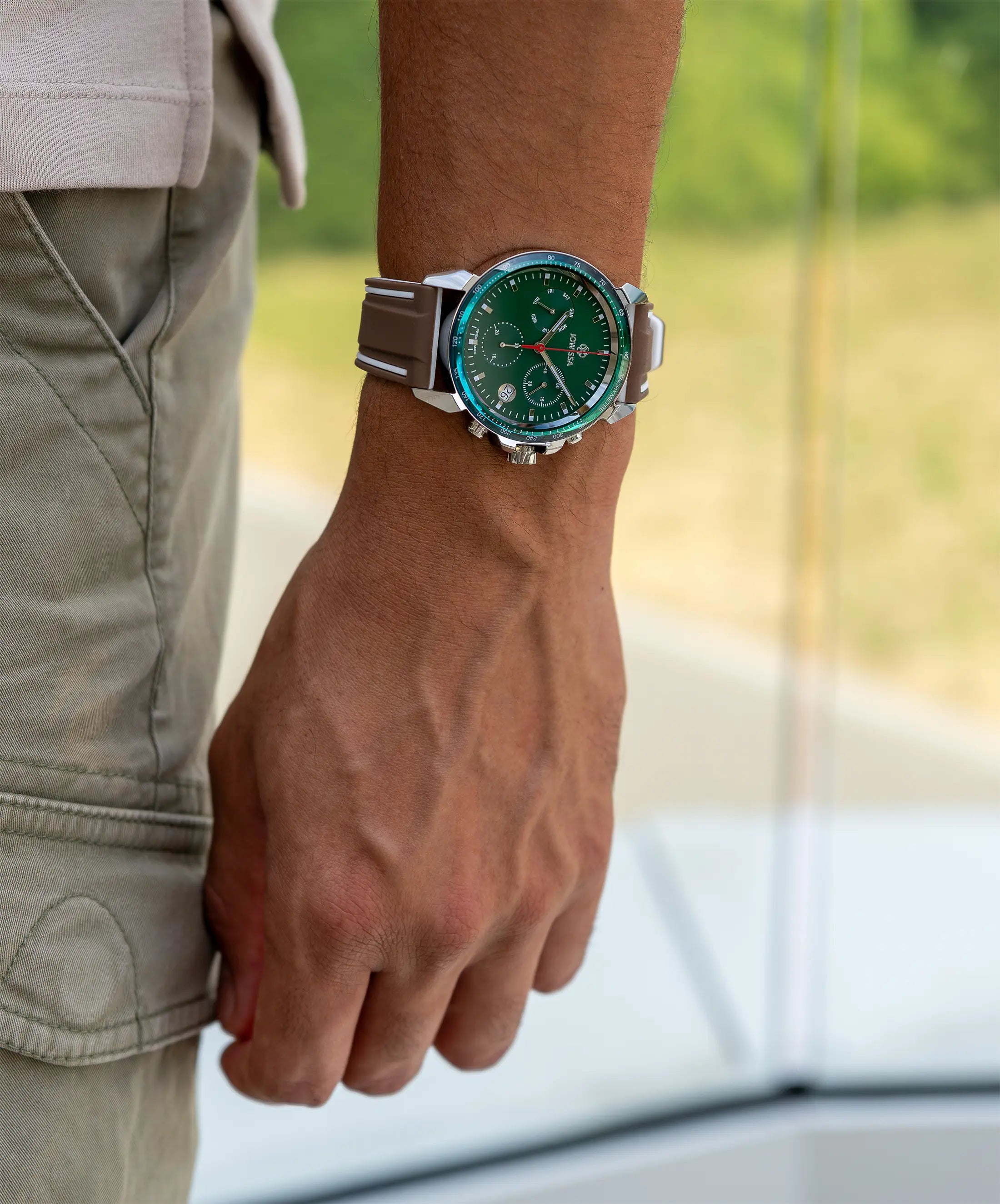 Jowissa LeWy 9 Swiss Made Chronograph Herrenuhr - J7.158.L