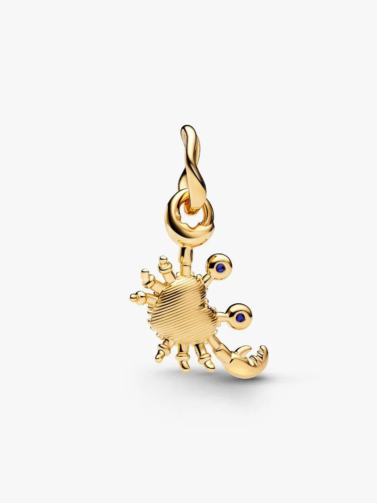 Krabbe Charm-Anhänger Vergoldet - 764684C01