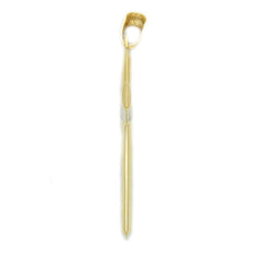 Pendentif croix en or jaune 18 carats – élégant et intemporel - 153151