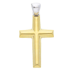 Pendentif croix en or jaune 18 carats – élégant et intemporel - 165888