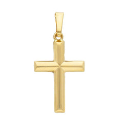 Kreuzanhänger aus 18 Karat Gelbgold – Elegant und Zeitlos - 166086