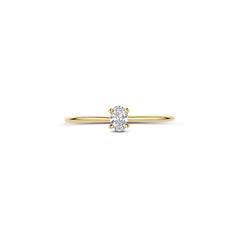 Labordiamant-Ring aus 14 Karat Gelbgold 0.20 ct - LG1078Y/54