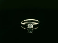 Linden Verlobungsring in 18 Karat - 750 Weissgold mit Diamanten - BYZ0004332