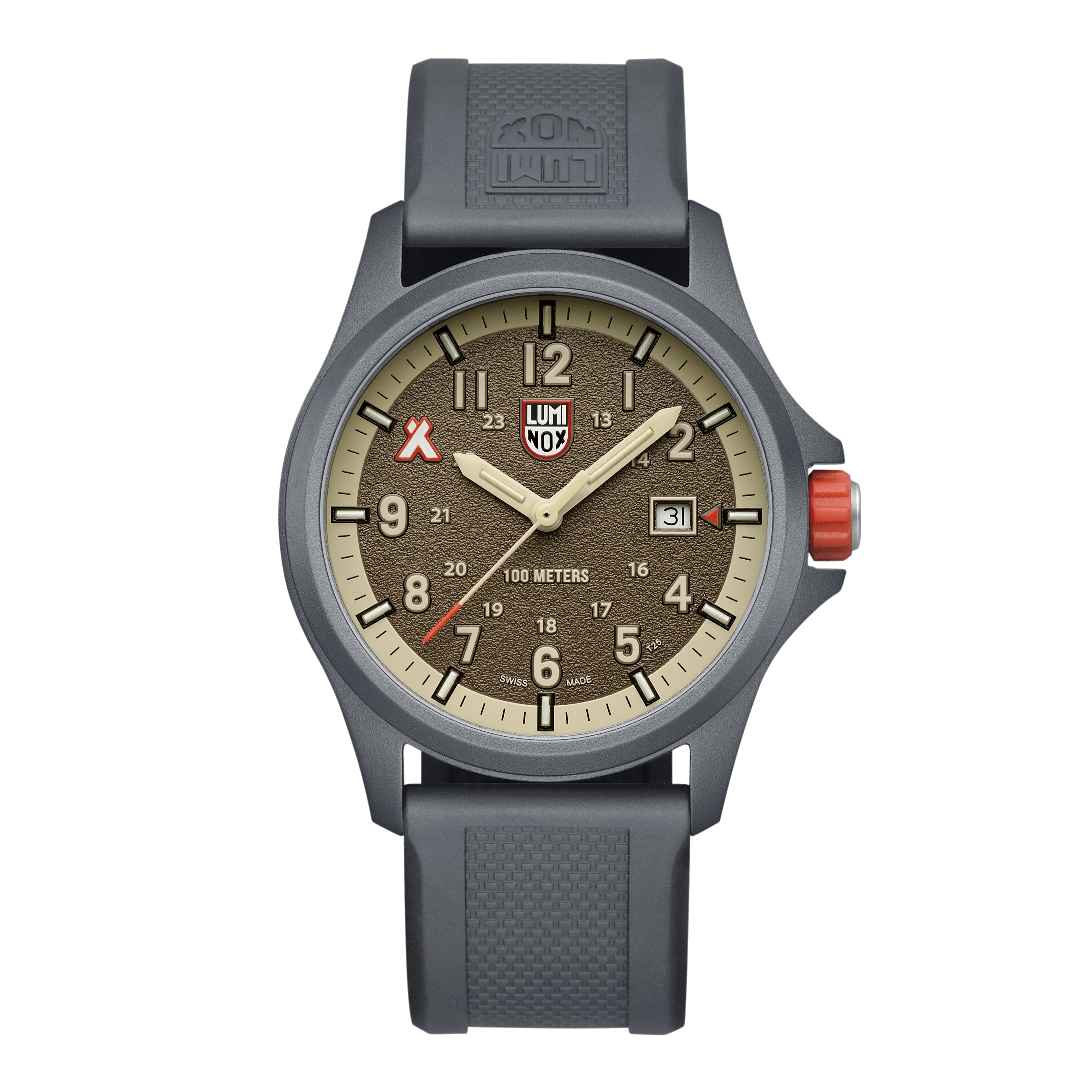 Luminox Bear Grylls Survival Land 43mm Outdoor Uhr Braun