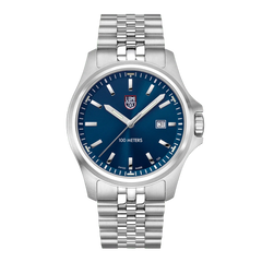 Luminox Dress Field 43mm Sport Uhr Edelstahl Blau