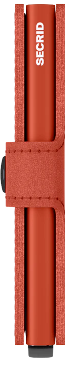 Secrid Miniwallet Original Orange mit Gravur - M-Orange
