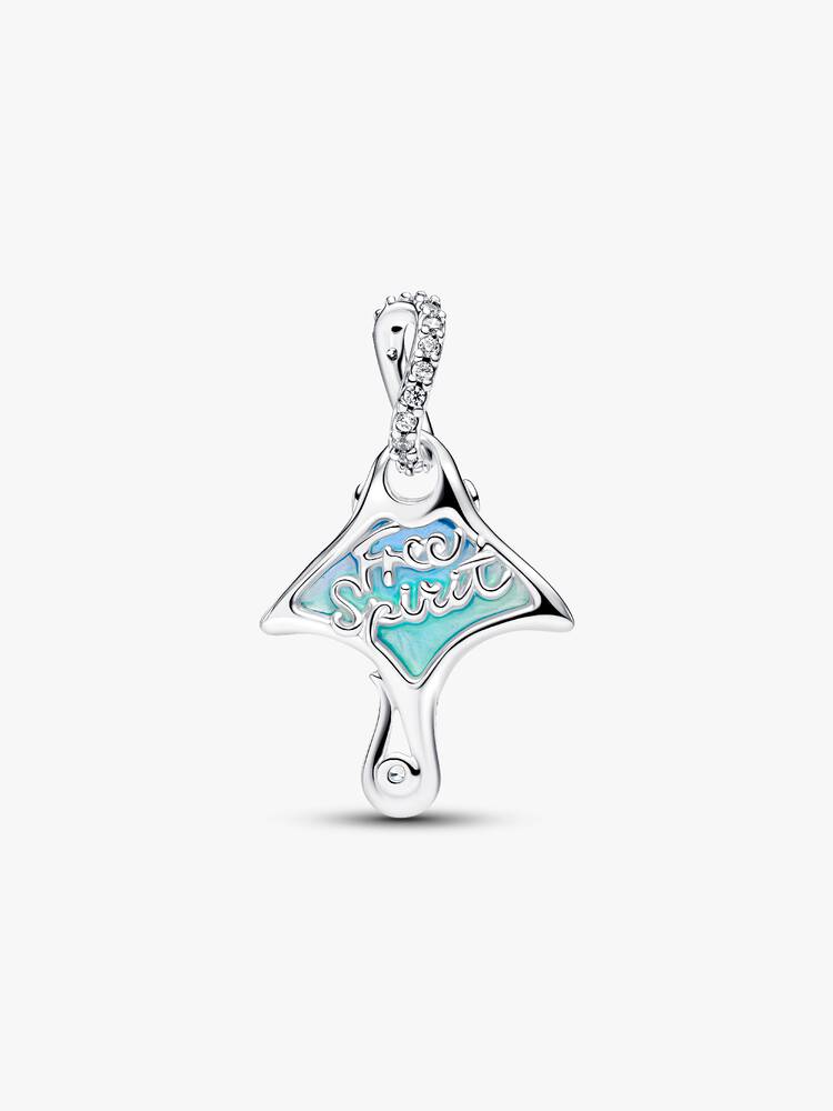 Mantarochen Charm-Anhänger Sterling-Silber - 794685C01