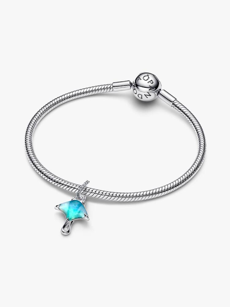 Mantarochen Charm-Anhänger Sterling-Silber - 794685C01
