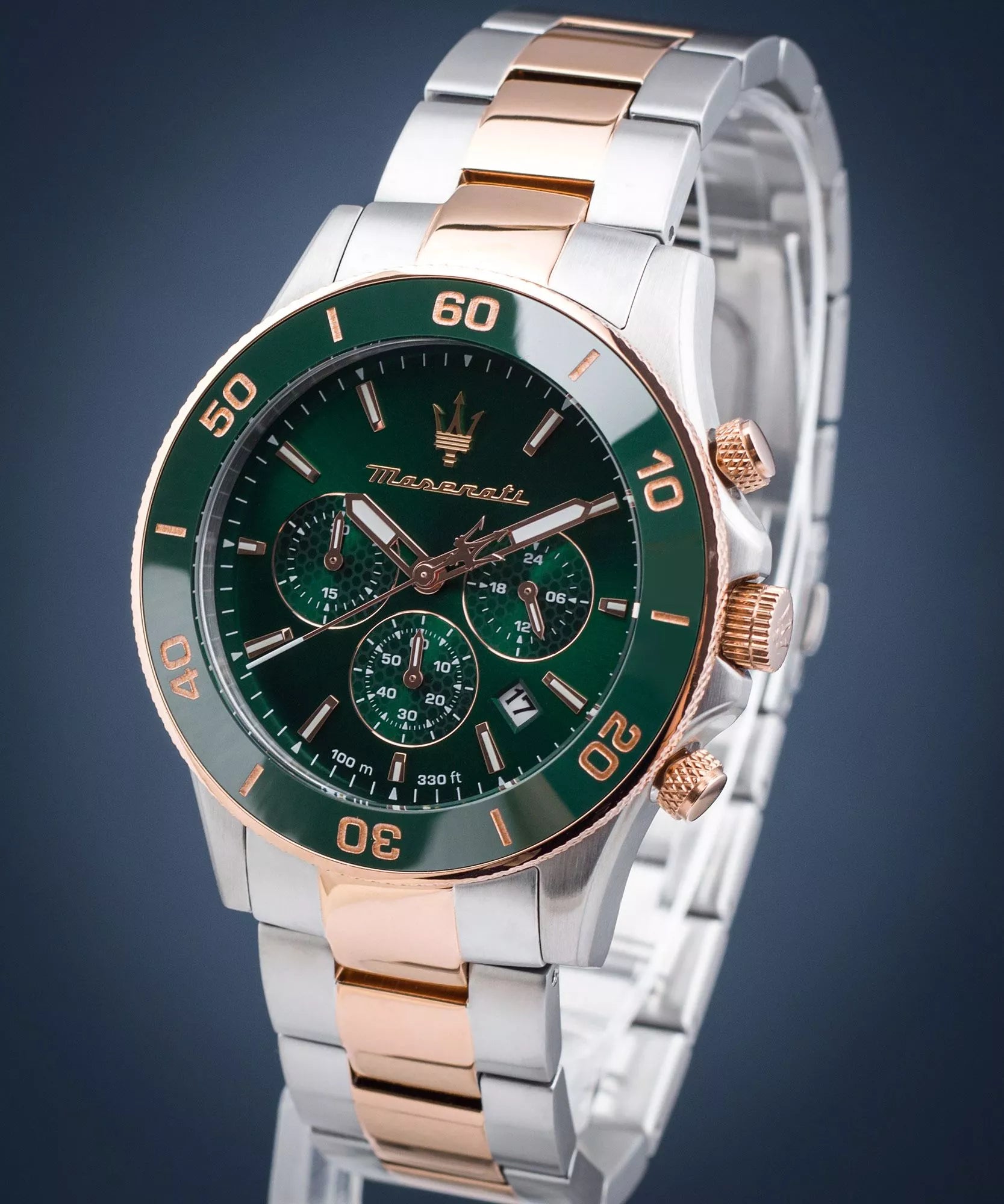 Maserati Competizione Chronograph Zweifarbig / Grün Herrenuhr - R8873600004