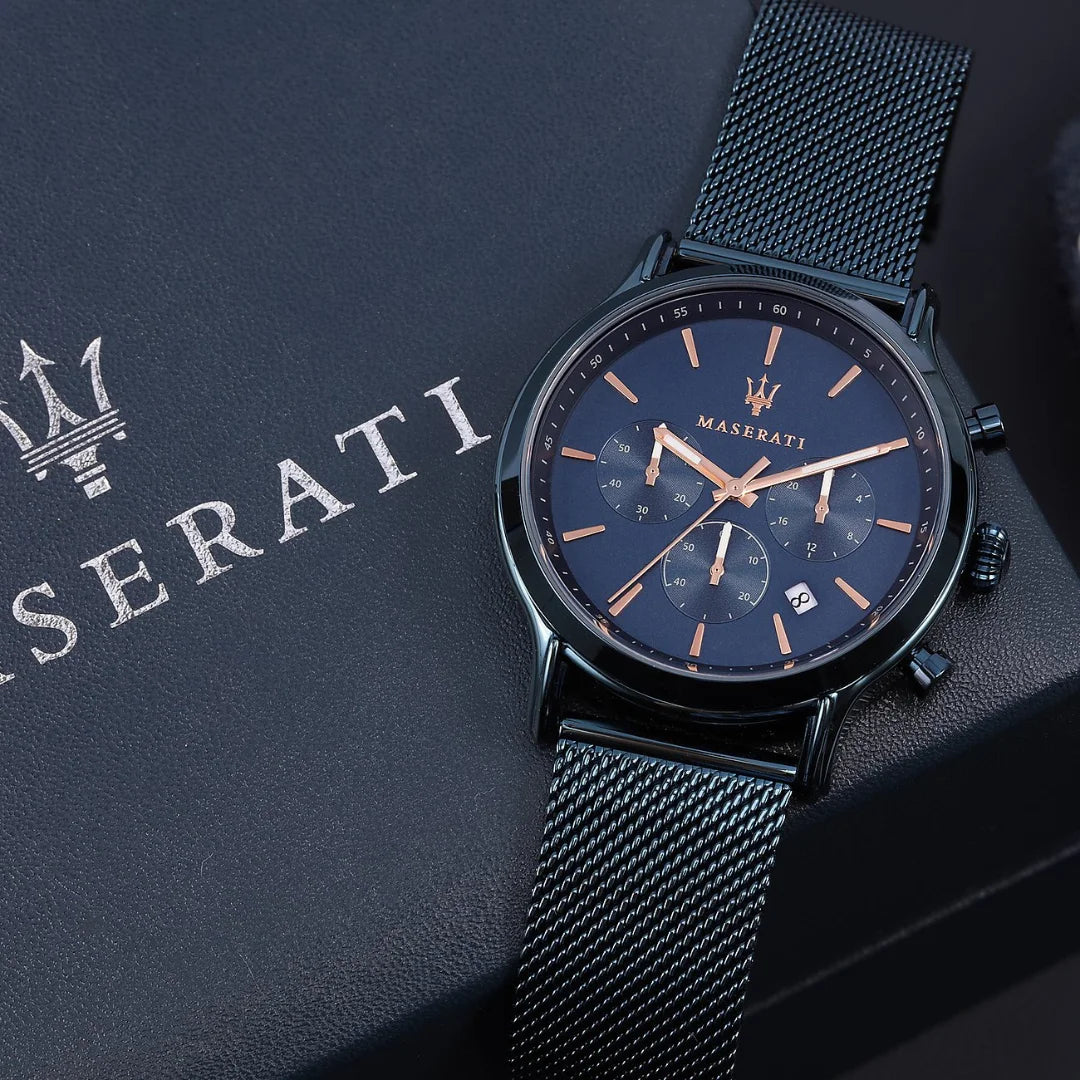 Maserati Chronograph Herrenuhr in Blau - R8873618010 | Online Kaufen