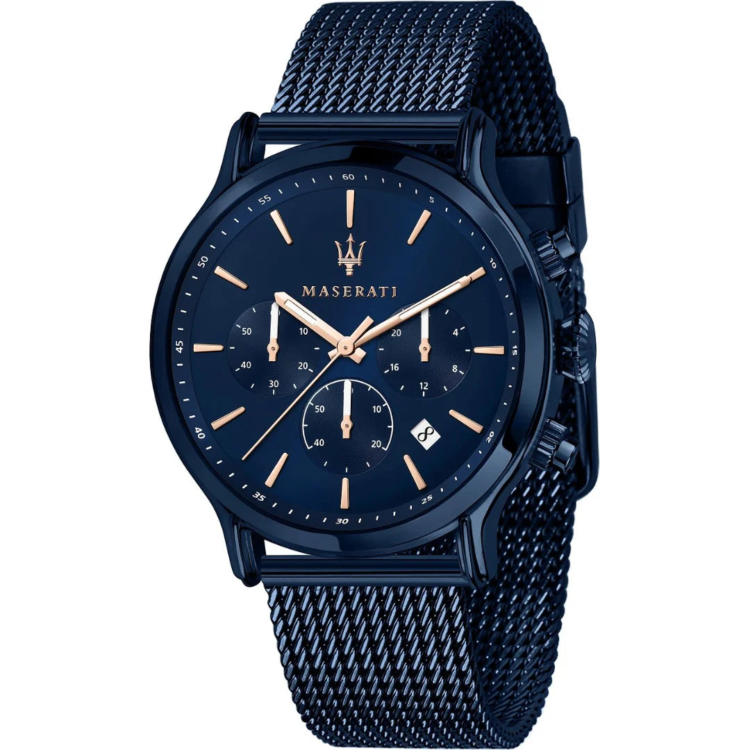 Maserati Chronograph Herrenuhr in Blau - R8873618010 | Online Kaufen