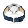 Maserati Potenza Blau Leder Quarz Uhr