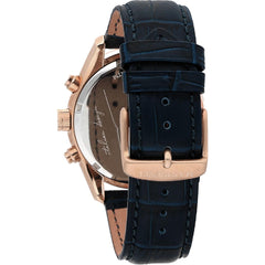 Maserati Traguardo Chronograph Blau Leder