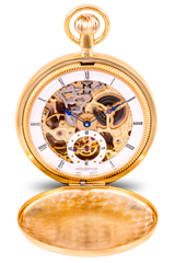 Mechanische Taschenuhr Doppeldeckel Gold – AS 9020