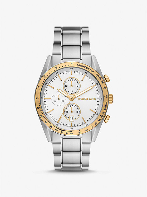 Michael Kors Übergrosse Accelerator Zweifarbige Unisexuhr - MK9112