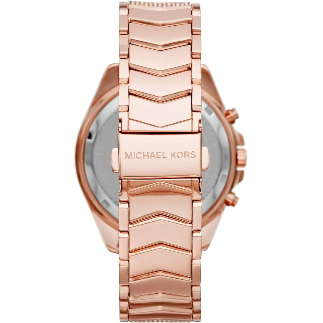 Michael Kors Quarz Pavé Kristall Damenuhr in Rose - MK6730