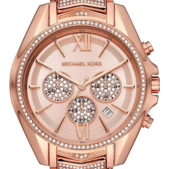 Michael Kors Quarz Pavé Kristall Damenuhr in Rose - MK6730