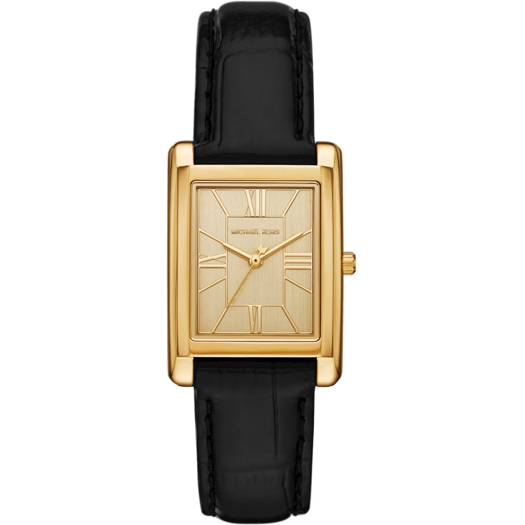 Michael Kors Essex Damenuhr Schwarz/Gold 26 mm – MK4965