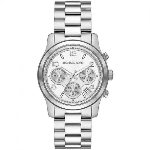 Michael Kors Runway Chronograph Silbrig - MK7325