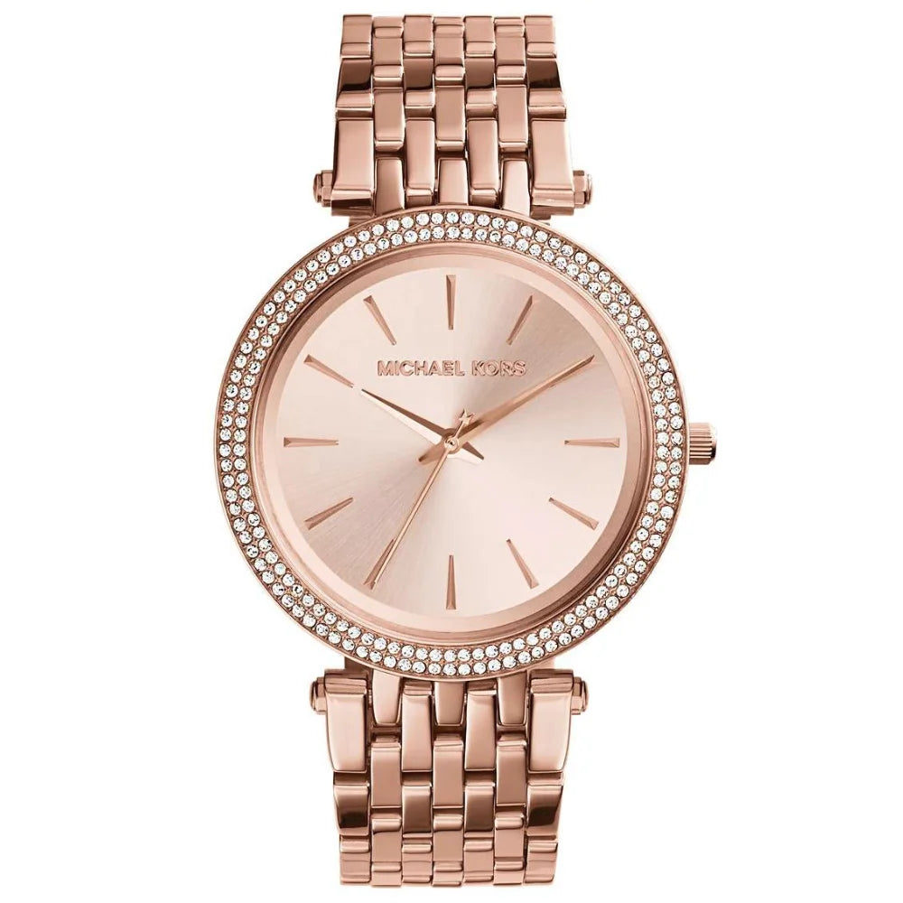 Michael Kors Darci im Roséton mit Pavé Damenuhr