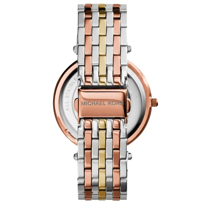 Michael Kors Darci Tricolor Damenuhr mit Pavé - MK3203