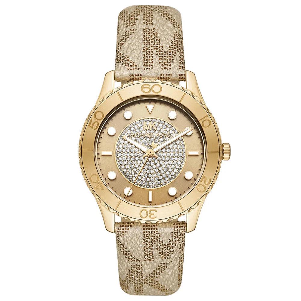 Michael Kors Slim Runway Damenuhr in Gold - MK6999