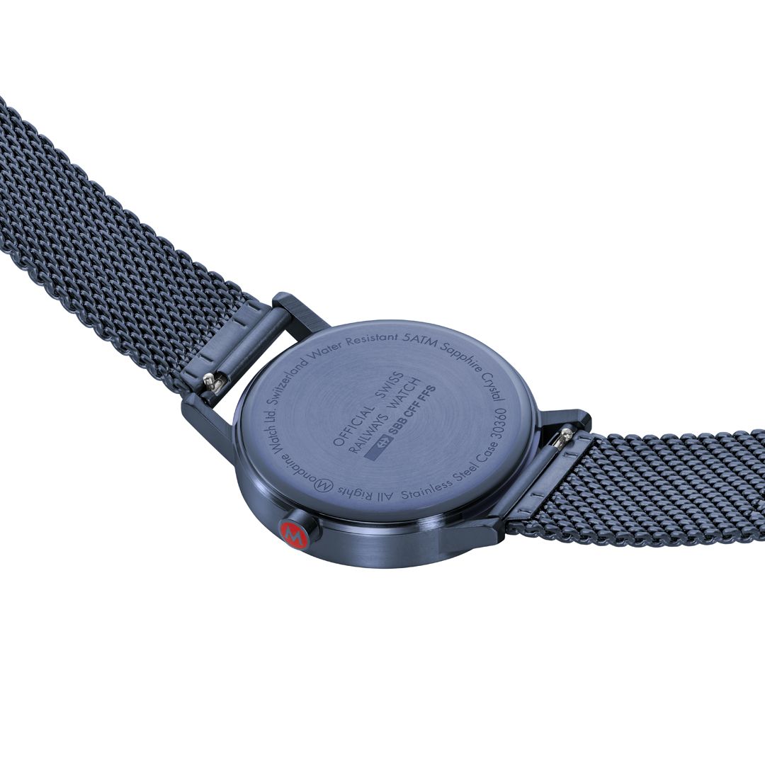 Mondaine Classic Blau 40mm Unisexuhr - A660.30360.1BSBM