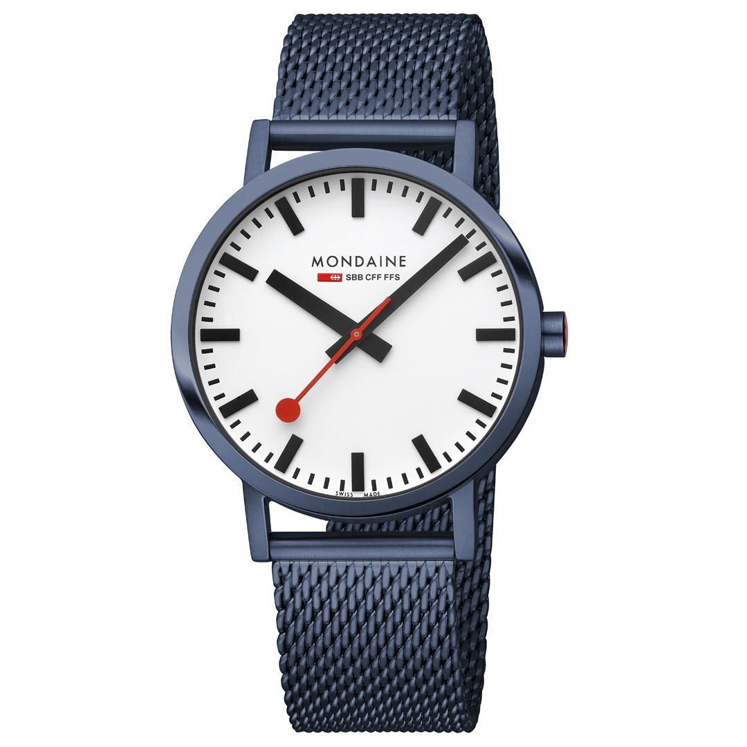 Mondaine Classic Blau 40mm Unisexuhr - A660.30360.1BSBM