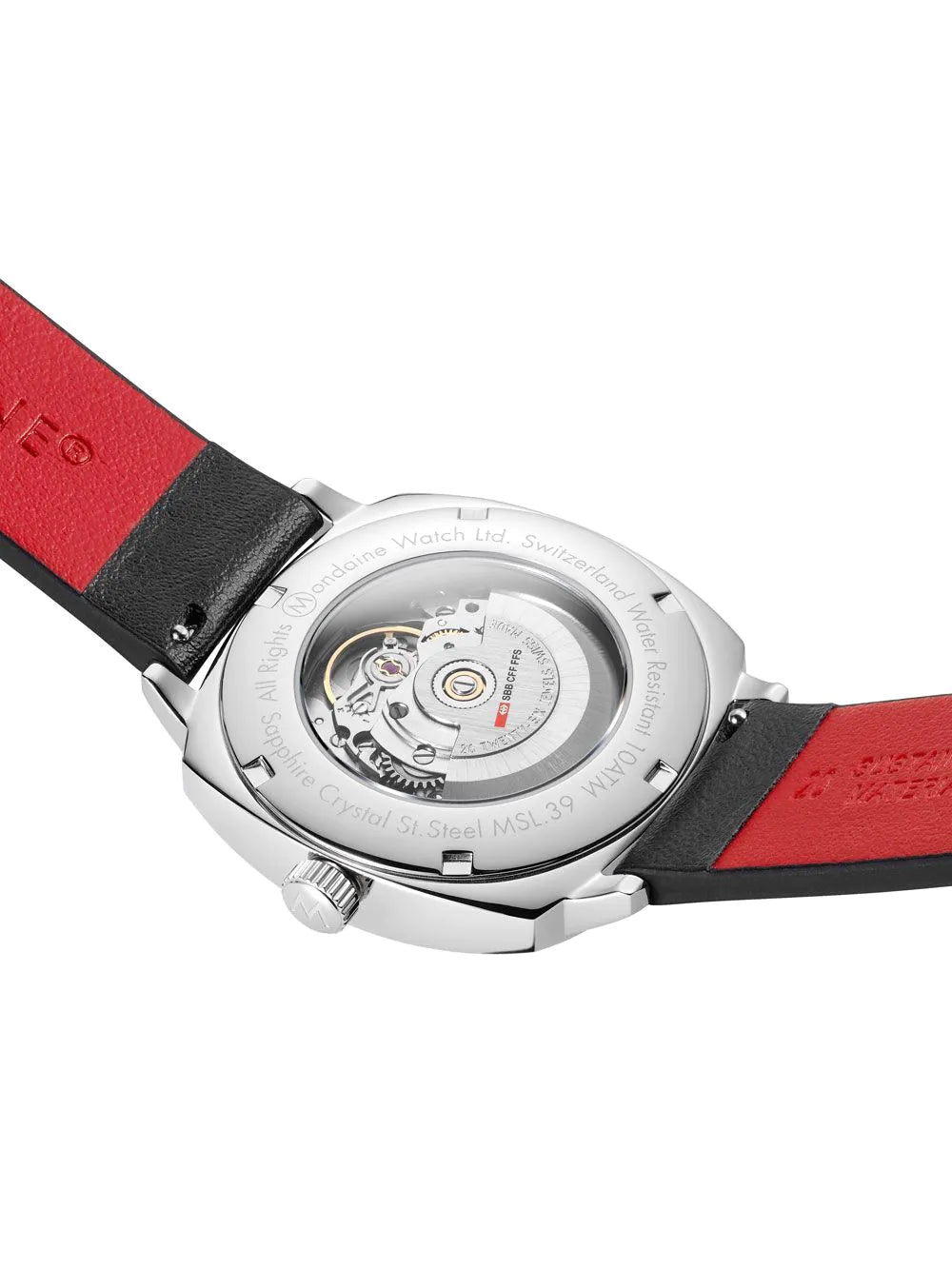 Mondaine Cushion Automatik 39mm 10ATM Herrenuhr - MSL.3961B.LBV 