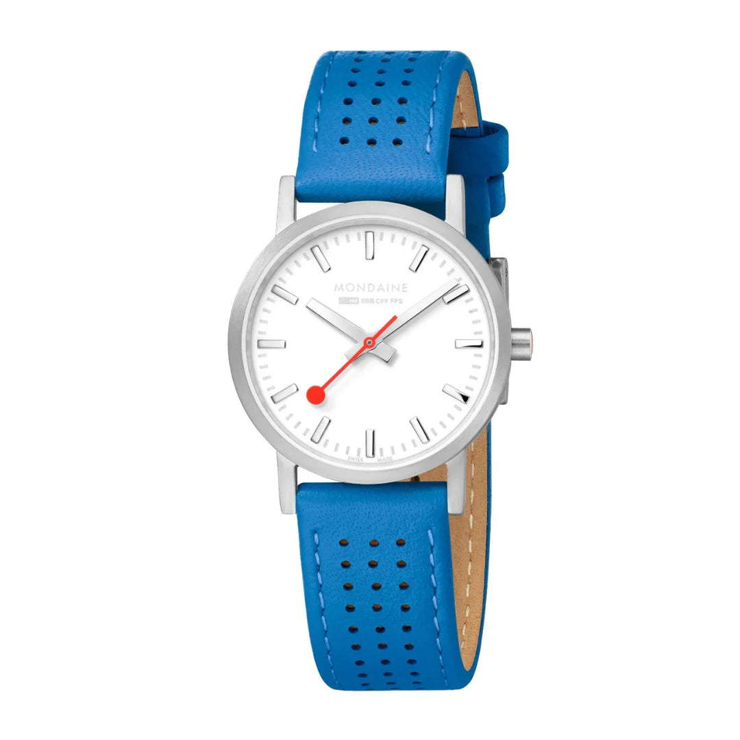 Mondaine Classic 30 MM Damenuhr in Blau - A658.30323.16SBD