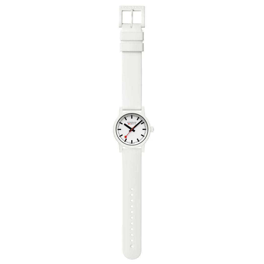 Mondaine essence Weiss 32mm Damenuhr - MS1.32110.RA