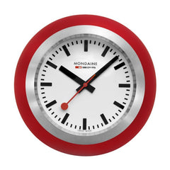 Mondaine Globe Tischuhr Red 60mm Unisexuhr - A660.30335.16SBP