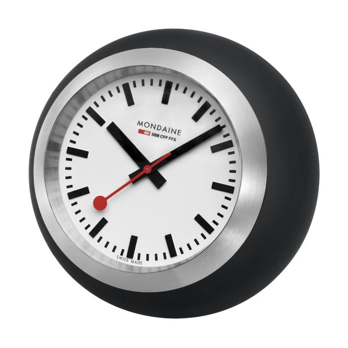 Mondaine Globe Tischuhr Weiss 60mm Unisexuhr - A660.30335.16SBO