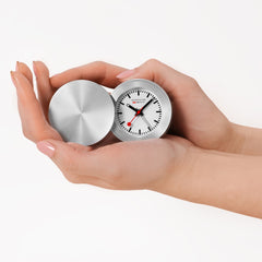 Mondaine Reisewecker 50 mm Silber – MSM.64411