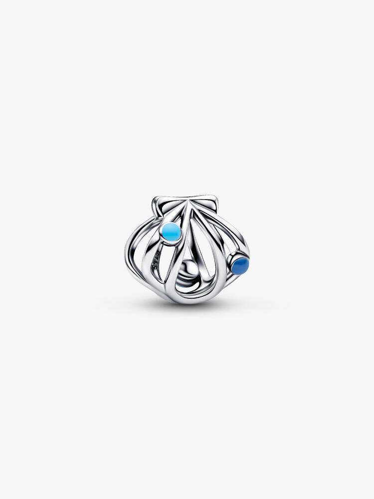 Offen gearbeitete Muschel Charm Sterling-Silber - 794695C01