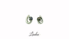 Ohrclips 750 Weissgold Diamant Steinbesatz