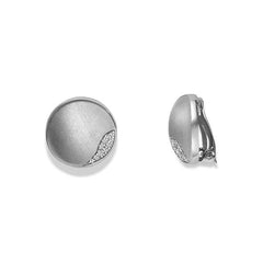 Ohrclips aus Silber 925 weiss mit Zirkonia -  6265.03102/0001