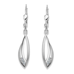 Ohrhänger aus Silber 925 weiss mit Zirkonia - 6268.02824/0001