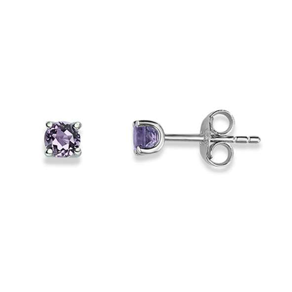 Ohrstecker 925 Silber mit Amethyst - 6262.03666/0002