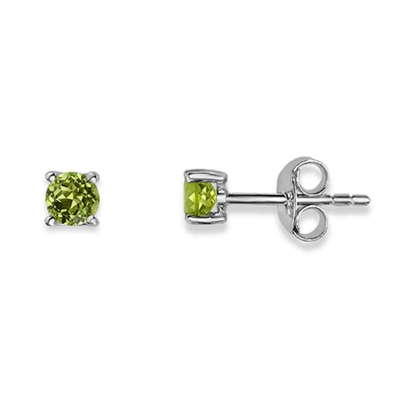 Ohrstecker 925 Silber mit Peridot - 6262.03666/0003