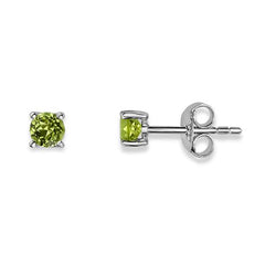 Ohrstecker 925 Silber mit Peridot - 6262.03666/0003